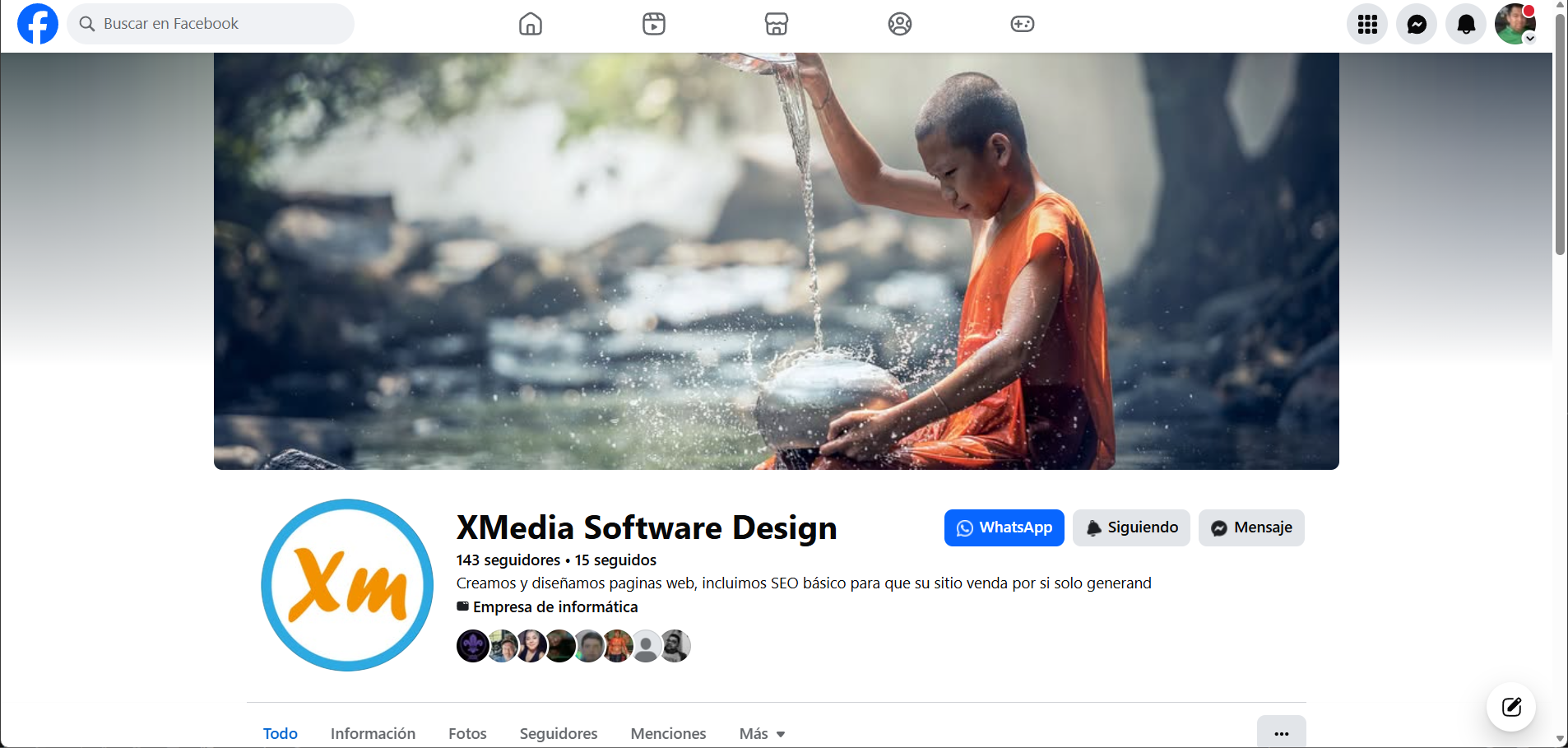 Pagina de Youtube de XMedia Software